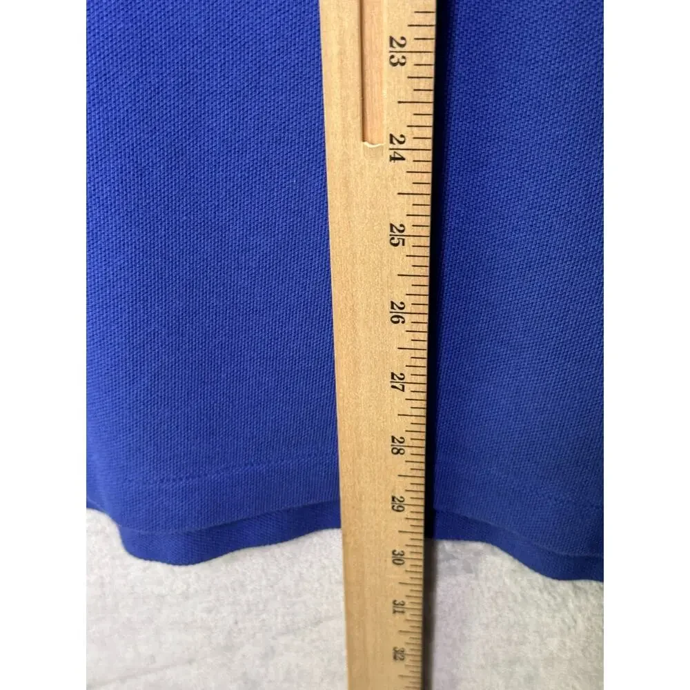 Polo Ralph Lauren Polo Shirt Mens XL Blue Classic Fit Pique Cotton Preppy S/S